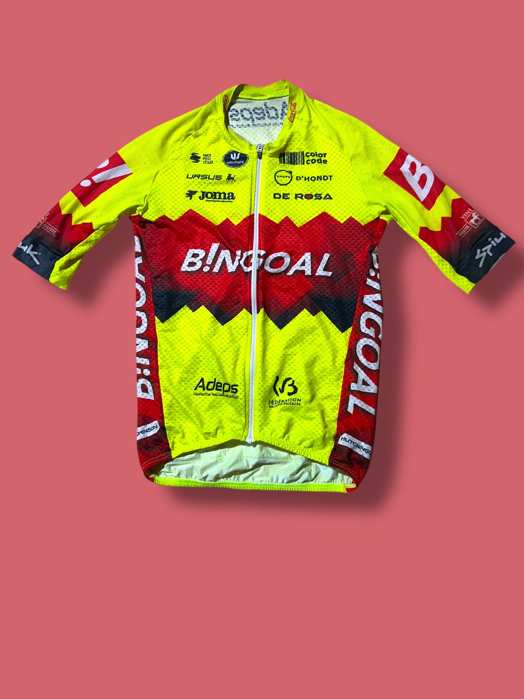 Aero Jersey, Bib Shorts, Vest and Arm Warmer Bundle| Bingoal Vermarc| Pro Cycling Kit