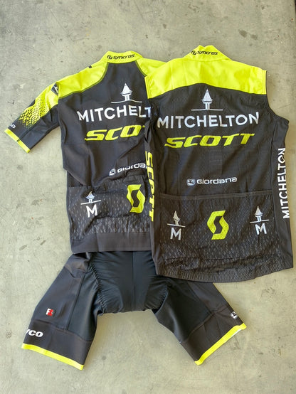 Cycling kit bundle - Aero Jersey, Bib Shorts & Wind Vest/Gilet | Giordana | Mitchelton Scott | Pro Cycling Kit