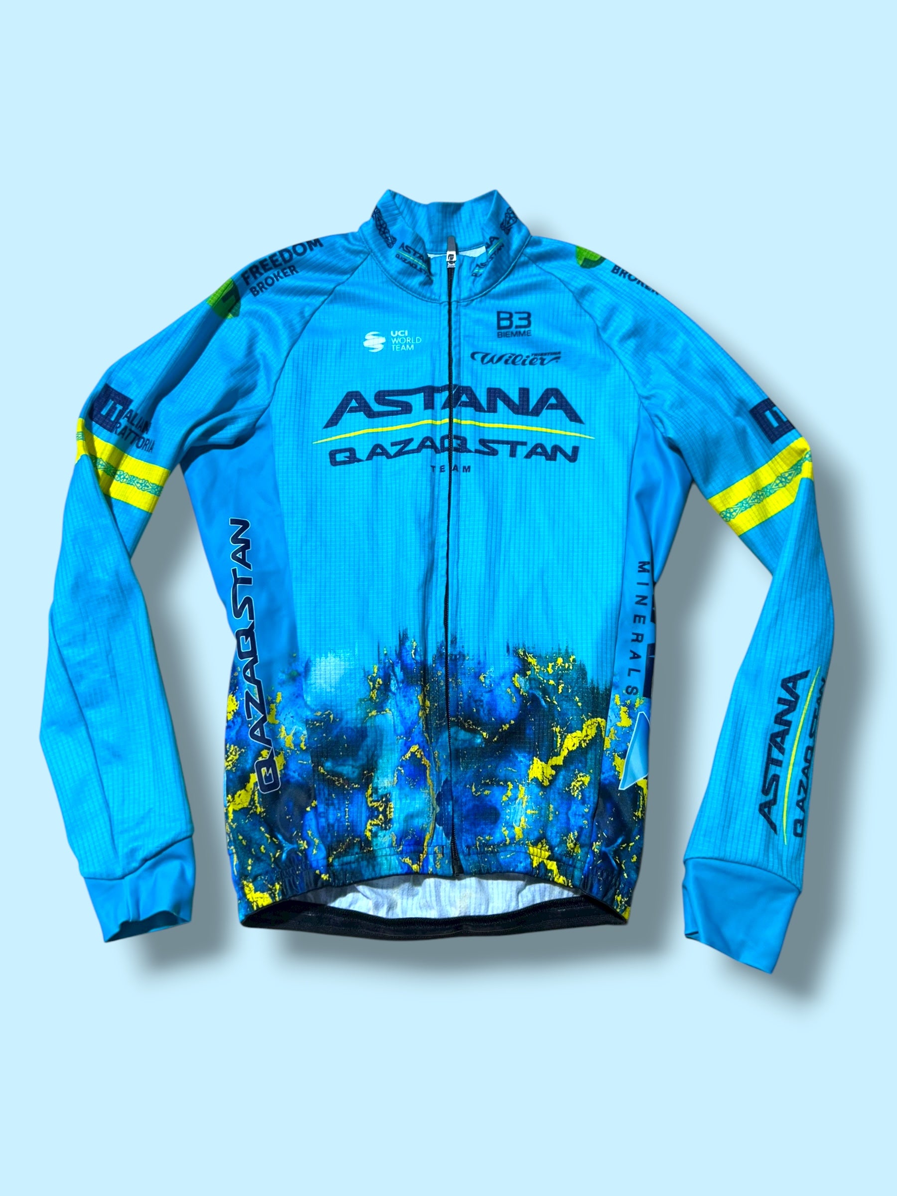 Long Sleeve Thermal Deep Winter Jersey - Pro Rider Issued |Biemme |Astana |Cycling