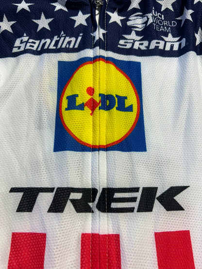 Summer Aero Suit Roadsuit Sprint Suit USA Champion Team Issued! | Santini | Lidl Trek | Pro Cycling Kit