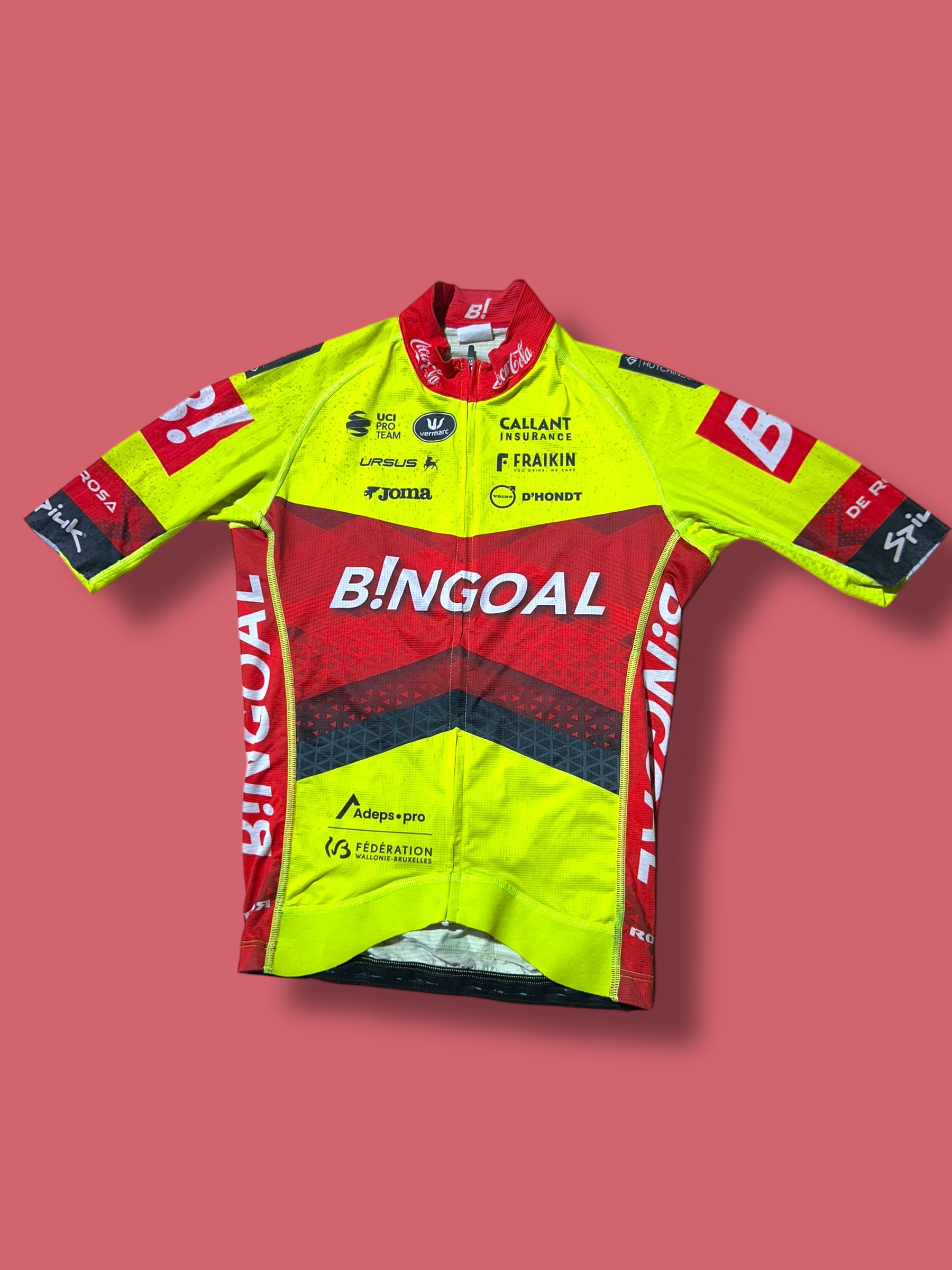 Aero Jersey Team Rider Issued| Bingoal Vermarc| Pro Cycling Kit