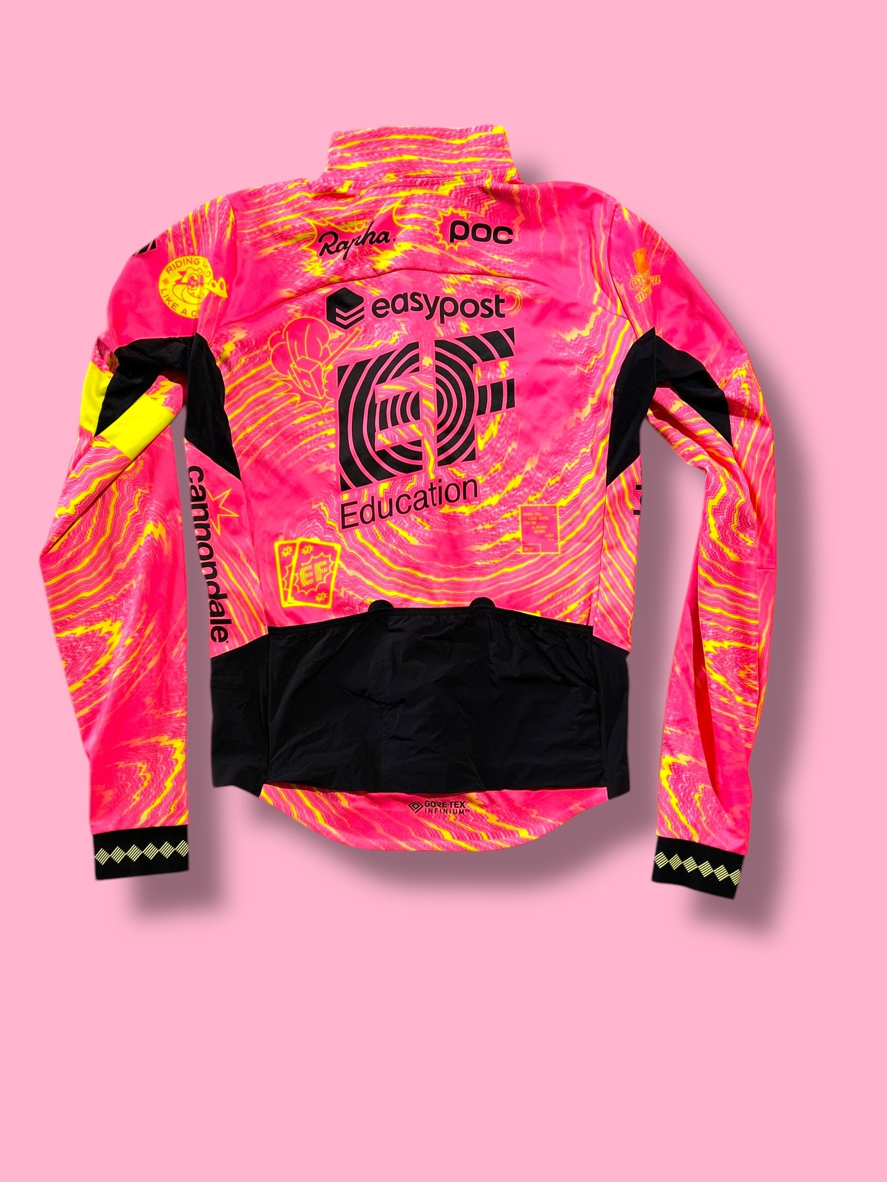 Long Sleeve Jacket Winter Gore Tex Infinium Windstopper Thermal  | Rapha Pro Team |  EF Education First  | Pro Cycling Kit