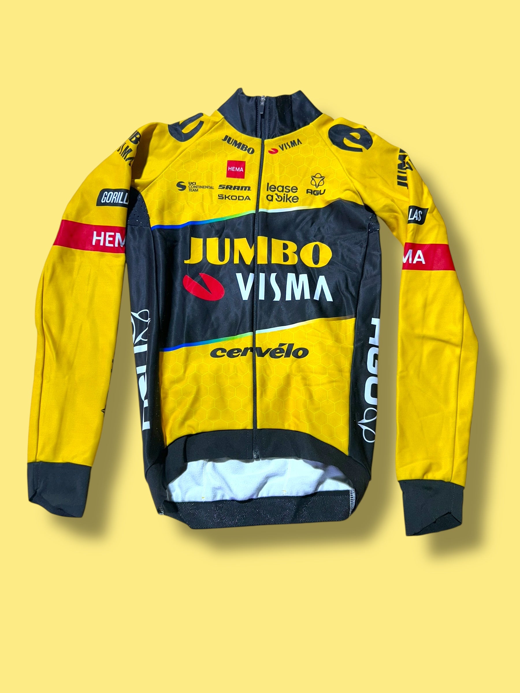 Winter Thermal Jersey Race -  Rider Issued | Jumbo Visma  | Agu | Pro Cycling Kit