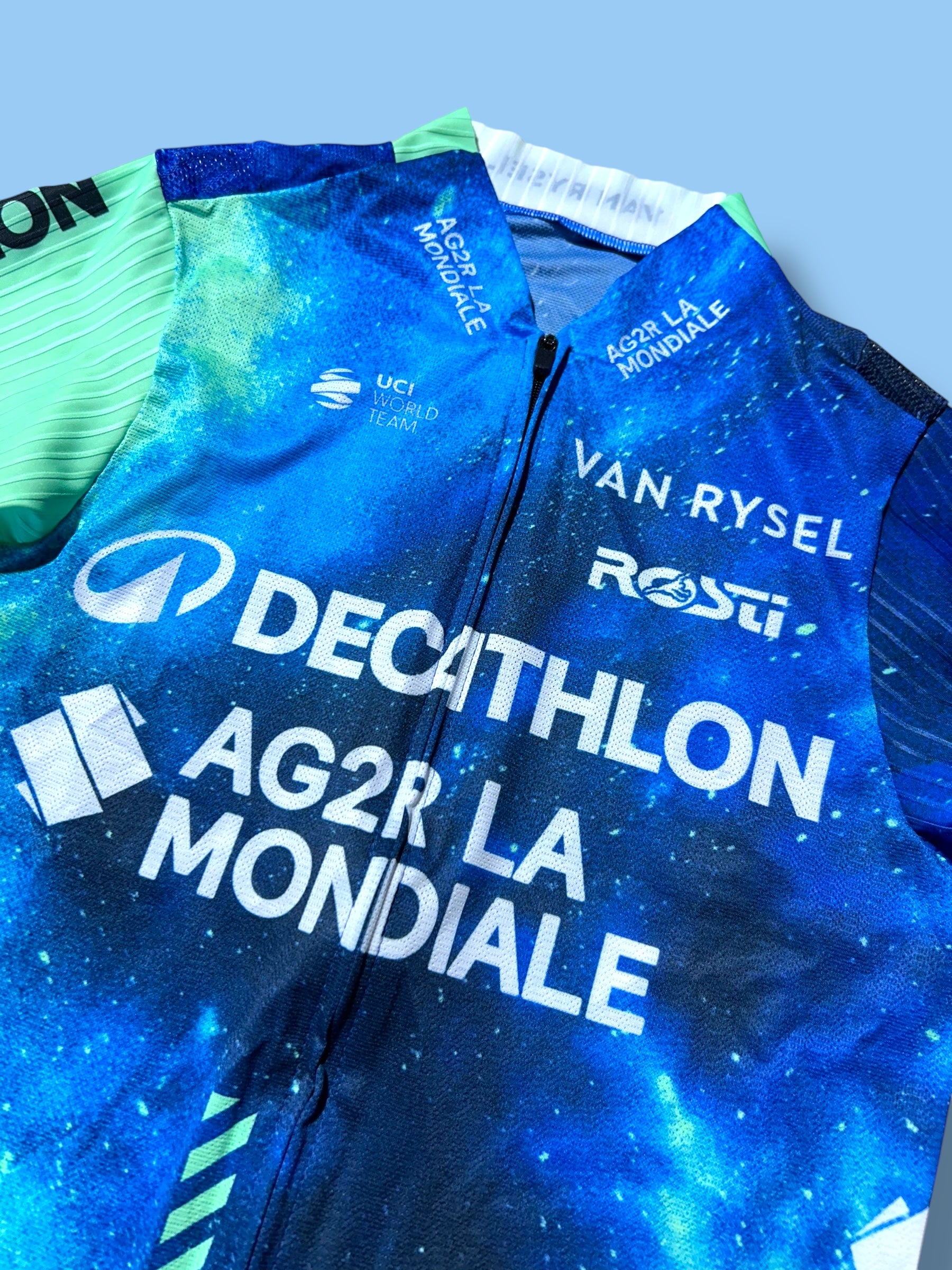 Aero Jersey Short Sleeve Racing Maillot   | Decathlon AG2R La Mondiale  | Rosti | Pro Cycling Kit