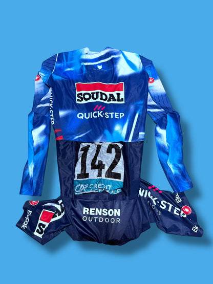 TT Time Trial Suit Body Paint 5.0 + Race Number |Castelli|Soudal Quick-Step