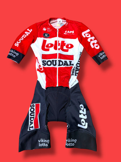 Aero Suit Roadsuit Team Rider Issued |Lotto DSTNY Vermarc| Pro Cycling Kit