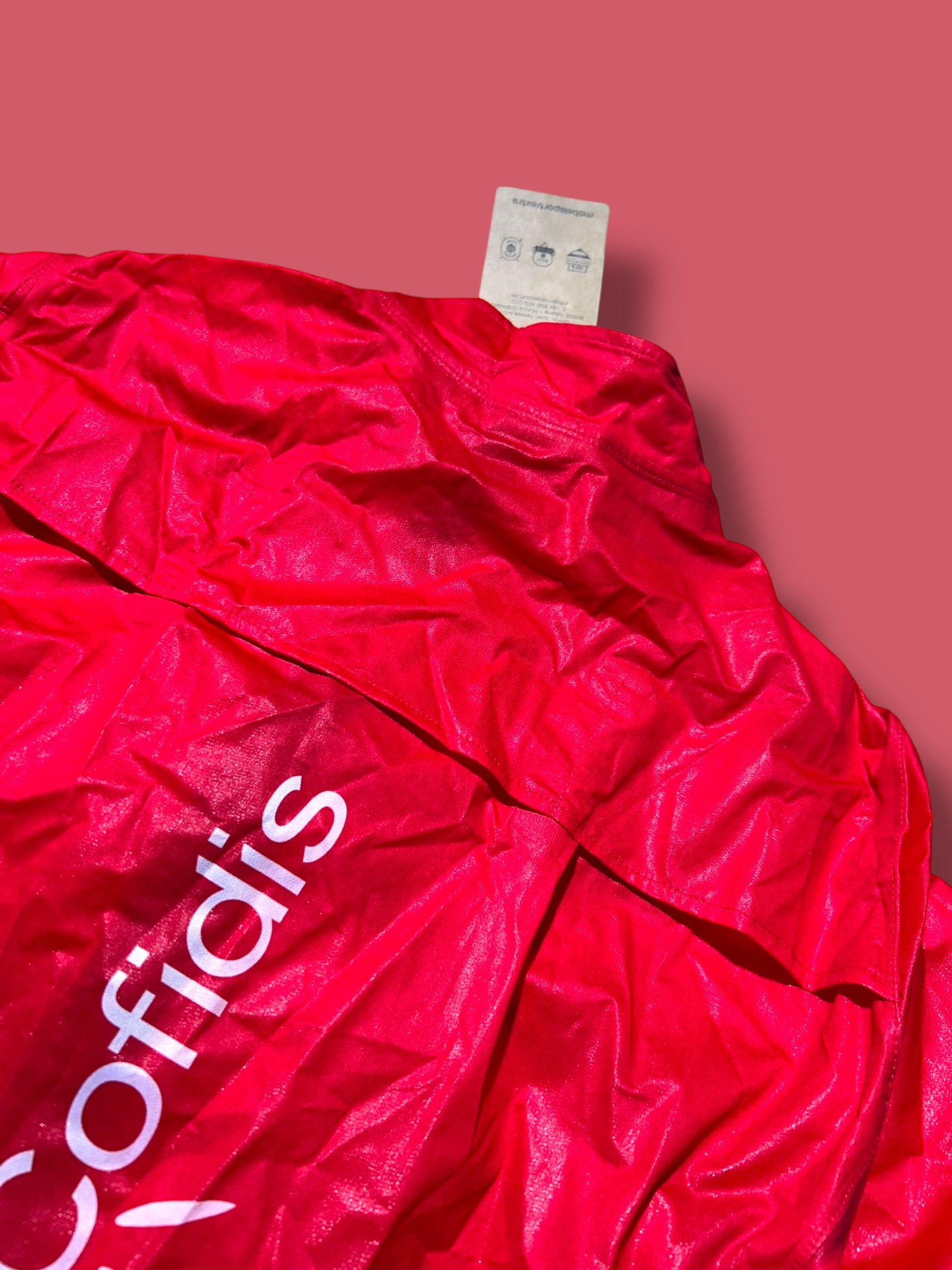 Rain Jacket Packable  Rider Issued Winter WIndstopper|  Mobel |  Cofidis| Pro Cycling Kit