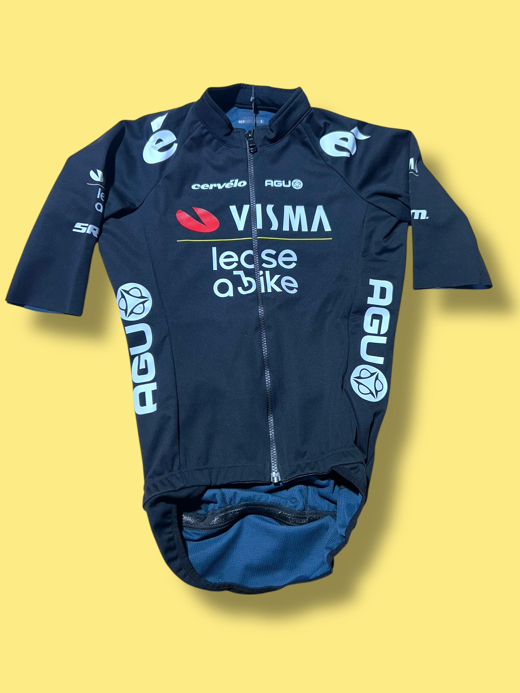 Rain Jacket/Jersey  Winter Thermal Rider Issued Pockets | Jumbo Visma  | Agu | Pro Cycling Kit