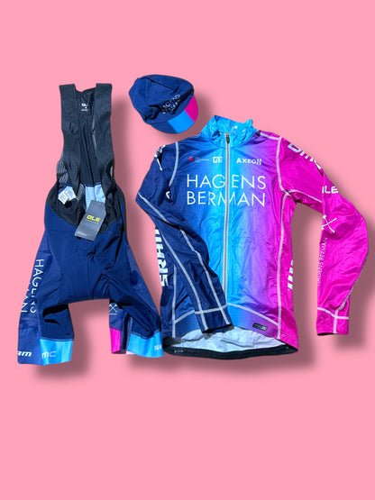 Midweight Jersey,  Bib Shorts, Cap Bundle   Rider Issued |Hagens Bermans Ale| Pro Cycling Kit