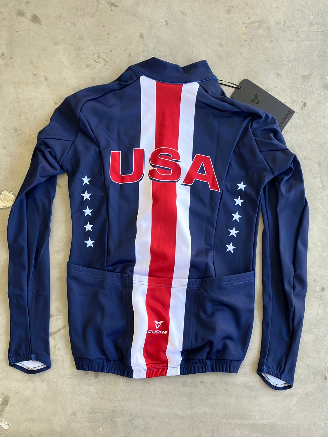 Long Sleeve Thermal Jersey | Cuore | USA Men National Team | Pro-Issued Cycling Kit