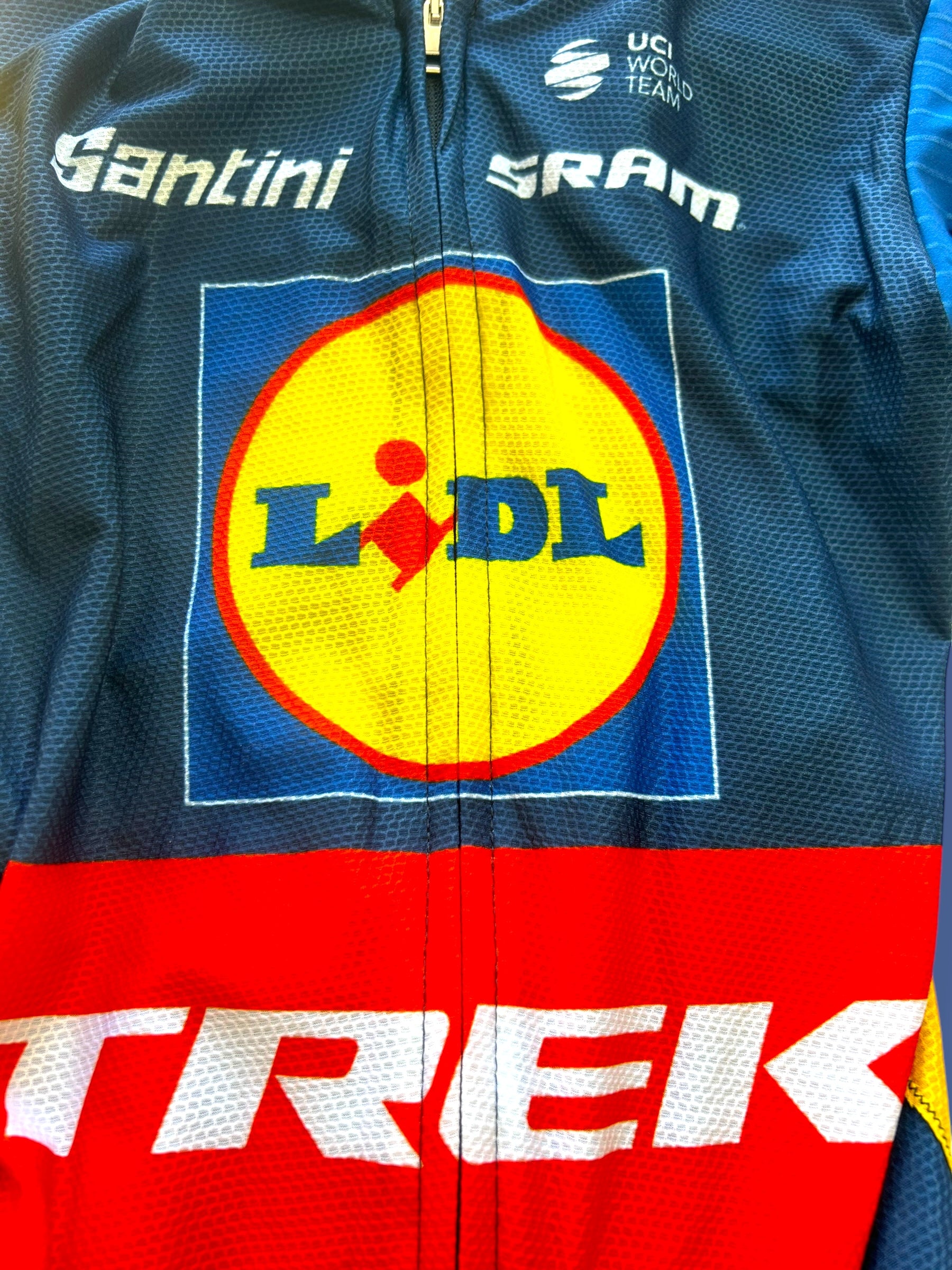 Aero Suit Roadsuit 2.0 Sprint Suit | Santini | Lidl Trek | Pro Cycling Kit