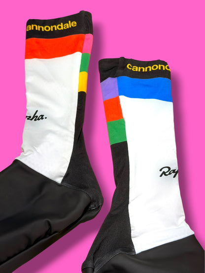 EF 2021 Rider-Issued Aero Shoe Covers Kaleidoscope Giro d'Italia Switchout | EF Education First | Rapha Men's Pro Kit