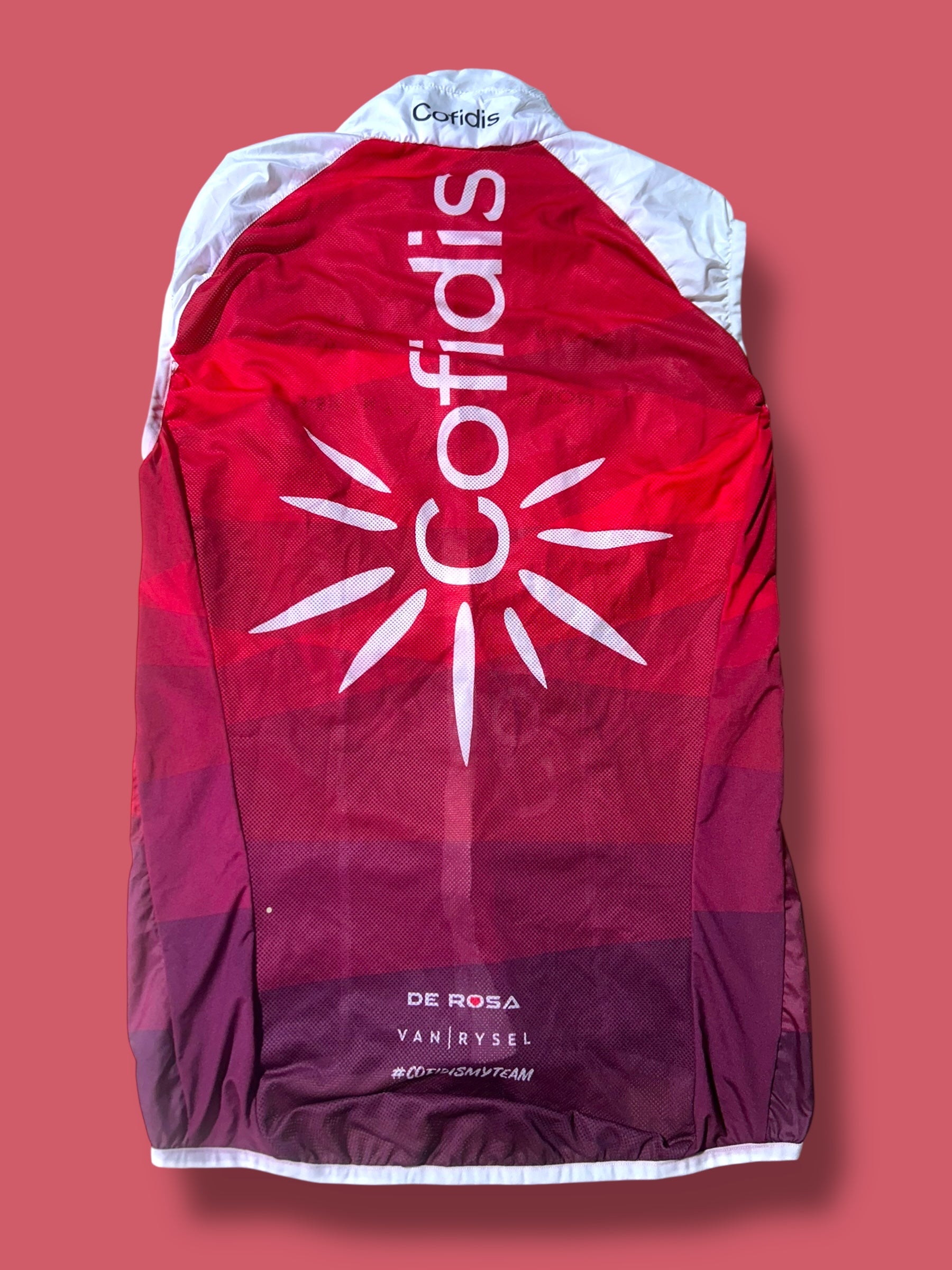 Wind Vest Gilet Packable Rider Issued|  Van Rysel |  Cofidis| Pro Cycling Kit