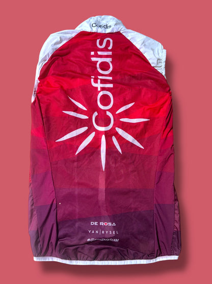 Wind Vest Gilet Packable Rider Issued|  Van Rysel |  Cofidis| Pro Cycling Kit