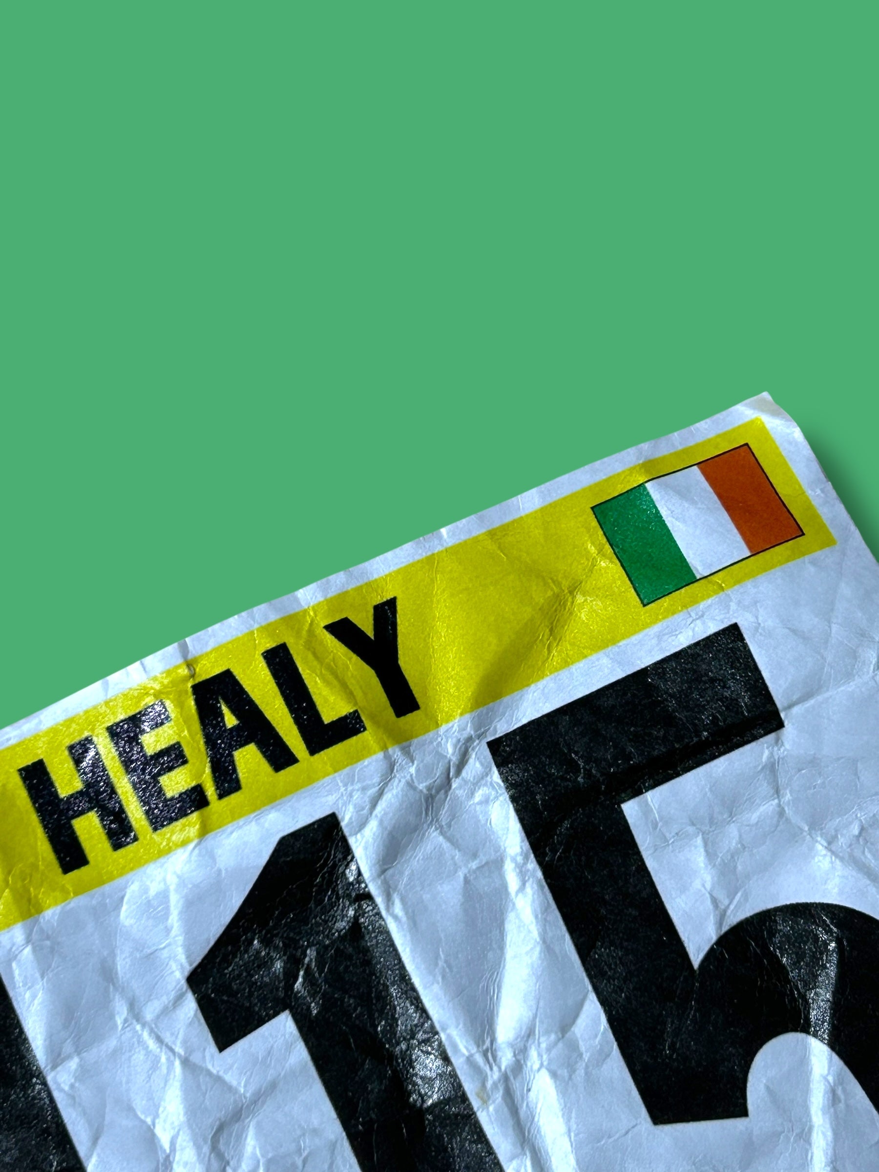 Ben Healy Tour de France Race Number (115) - Original | Pro Team Cycling Kit