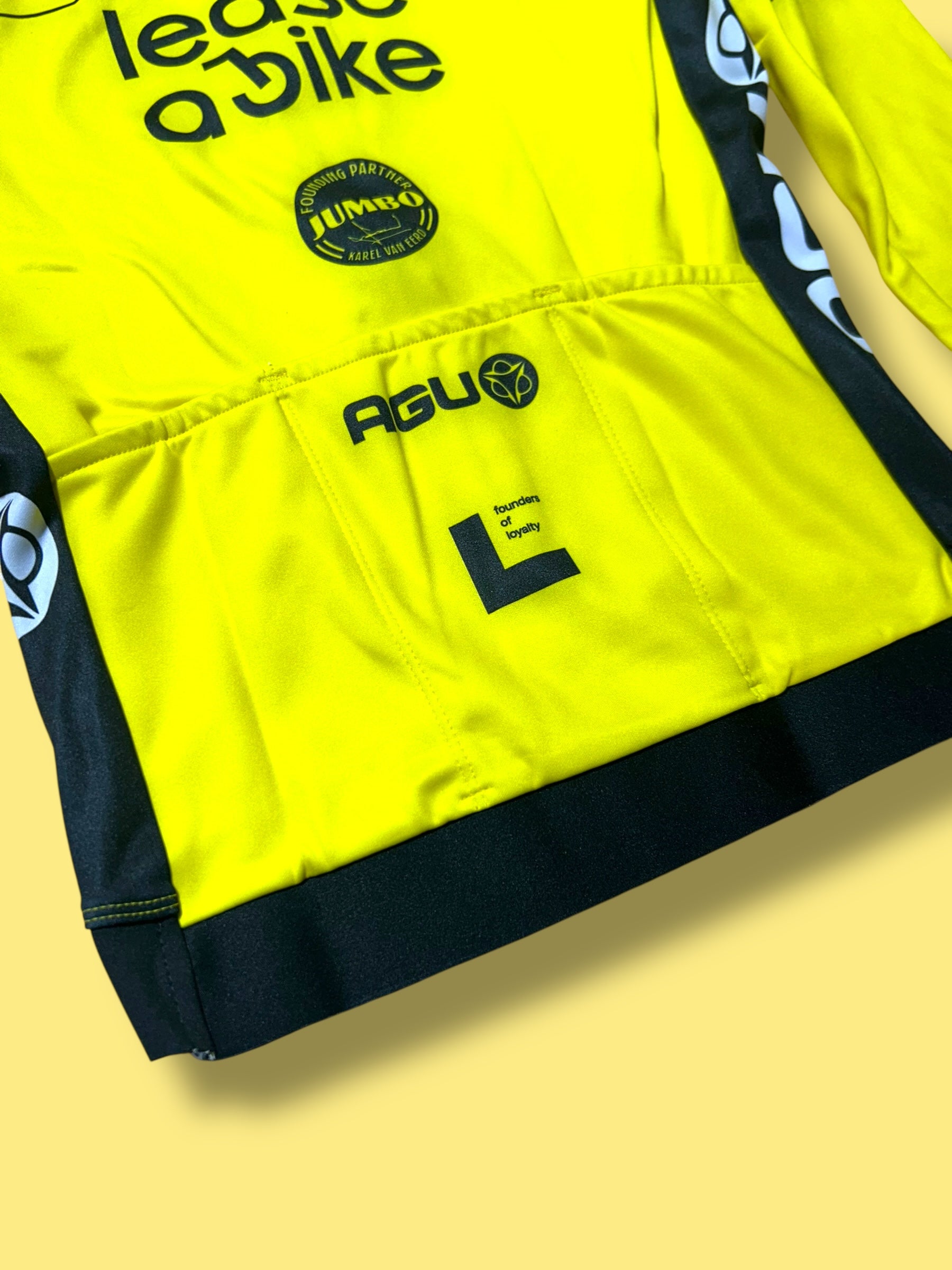 Winter Thermal Jersey Race -  Rider Issued | Jumbo Visma  | Agu | Pro Cycling Kit