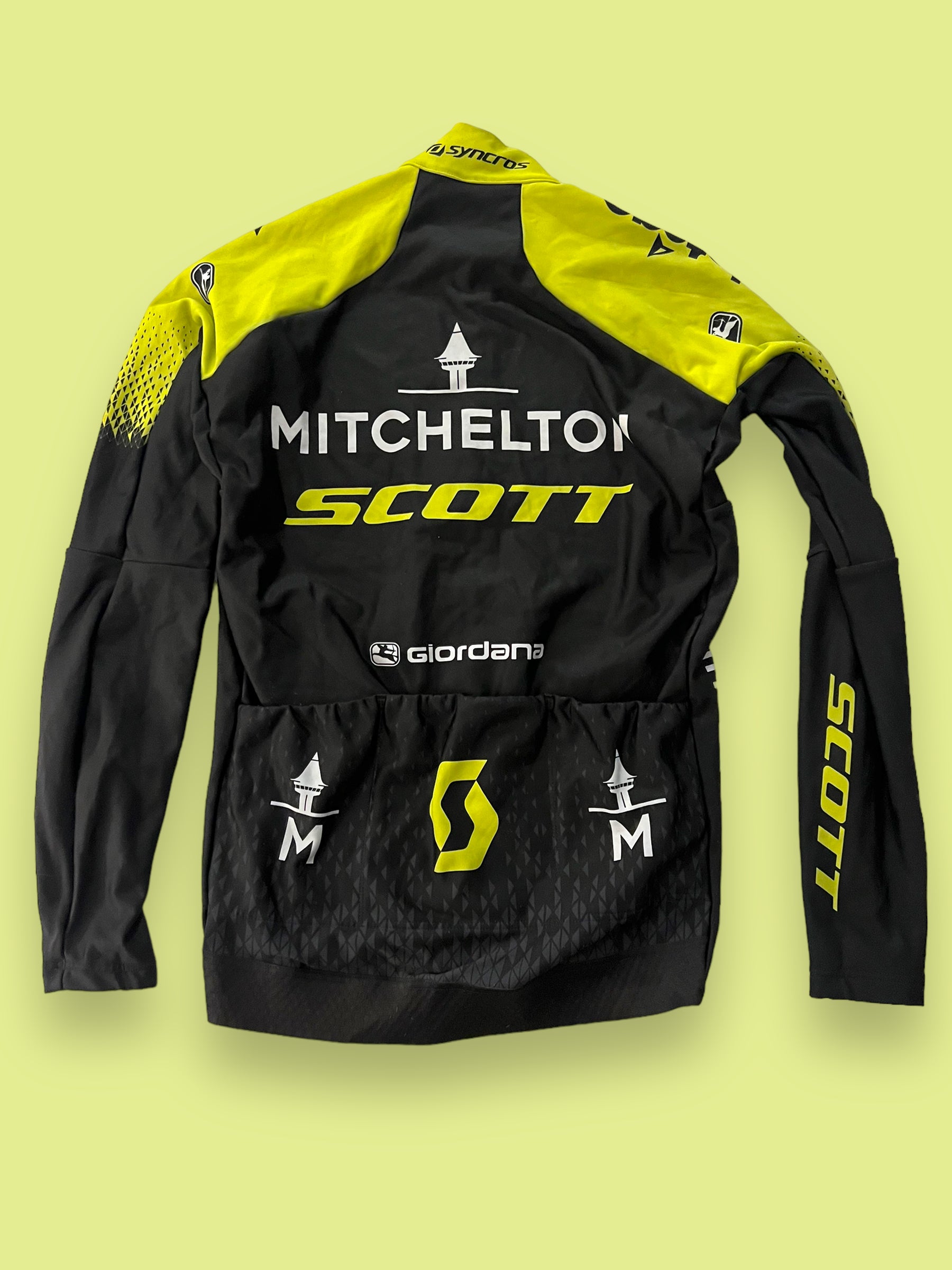 Winter Jersey Thermal Long Sleeve | Giordana | Mitchelton Scott Pro Team | Pro Cycling Kit