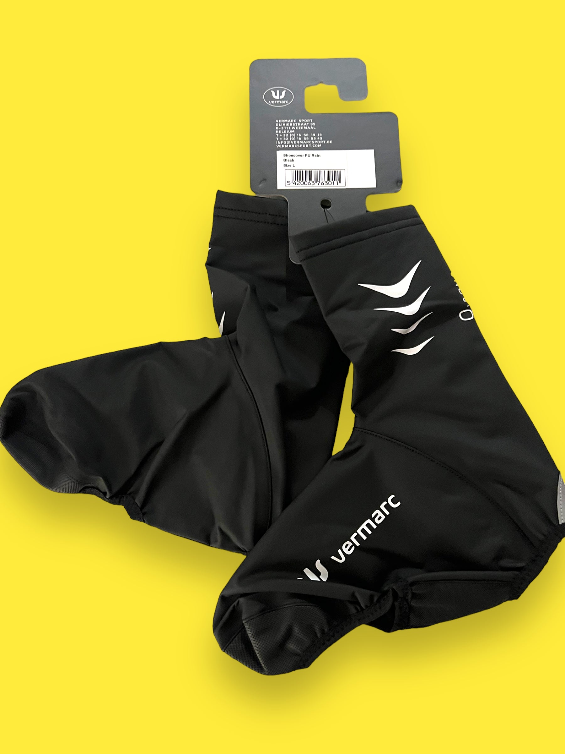 'O-Aqua' Rain Overshoes Waterproof Shoe Covers | Vermarc | Sport Vlaanderen / Baloise | Pro Cycling Kit