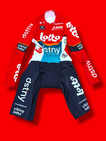 TT Suit Time Trial Team Rider Issued |Lotto DSTNY Vermarc| Pro Cycling Kit (Copy)