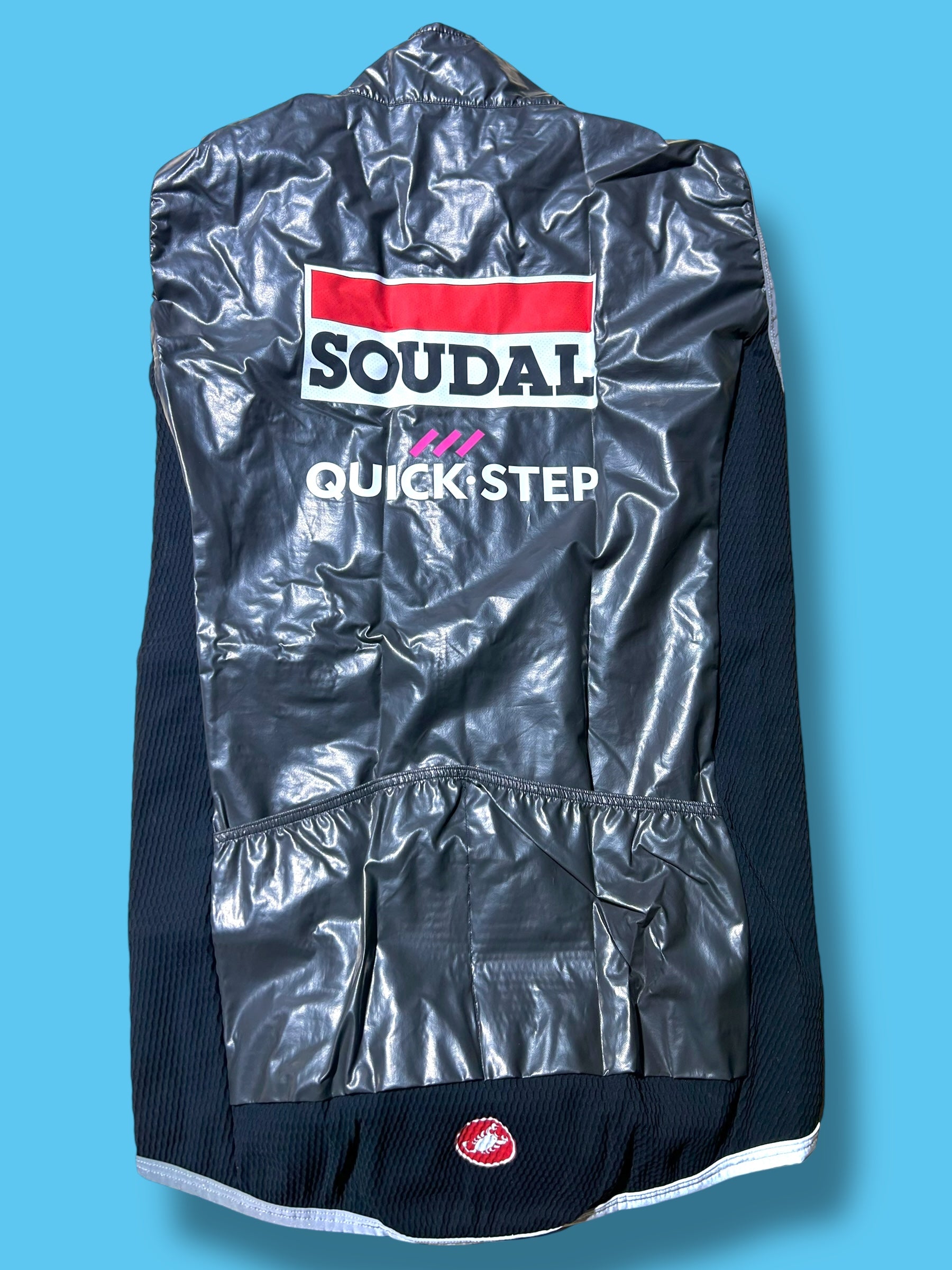 Rain vest Slicker Pro  Winter Wet Cold   | Castelli |  Soudal Quick-Step| Pro Cycling Kit