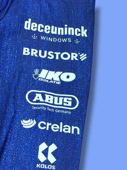 Track Pants Tracksuit  Warmers Cyclocross Rider Race Issued  | Alpecin Deceuninck Kalas| Pro Cycling Kit