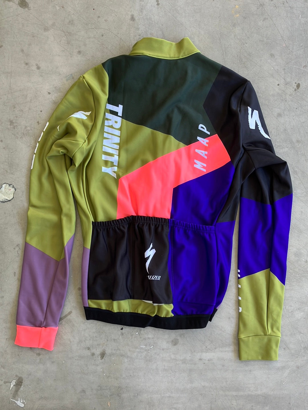 Trinity Specialized | Specialized Thermal Winter Jersey | S | Green | Pro-Issued Pro Team Kit