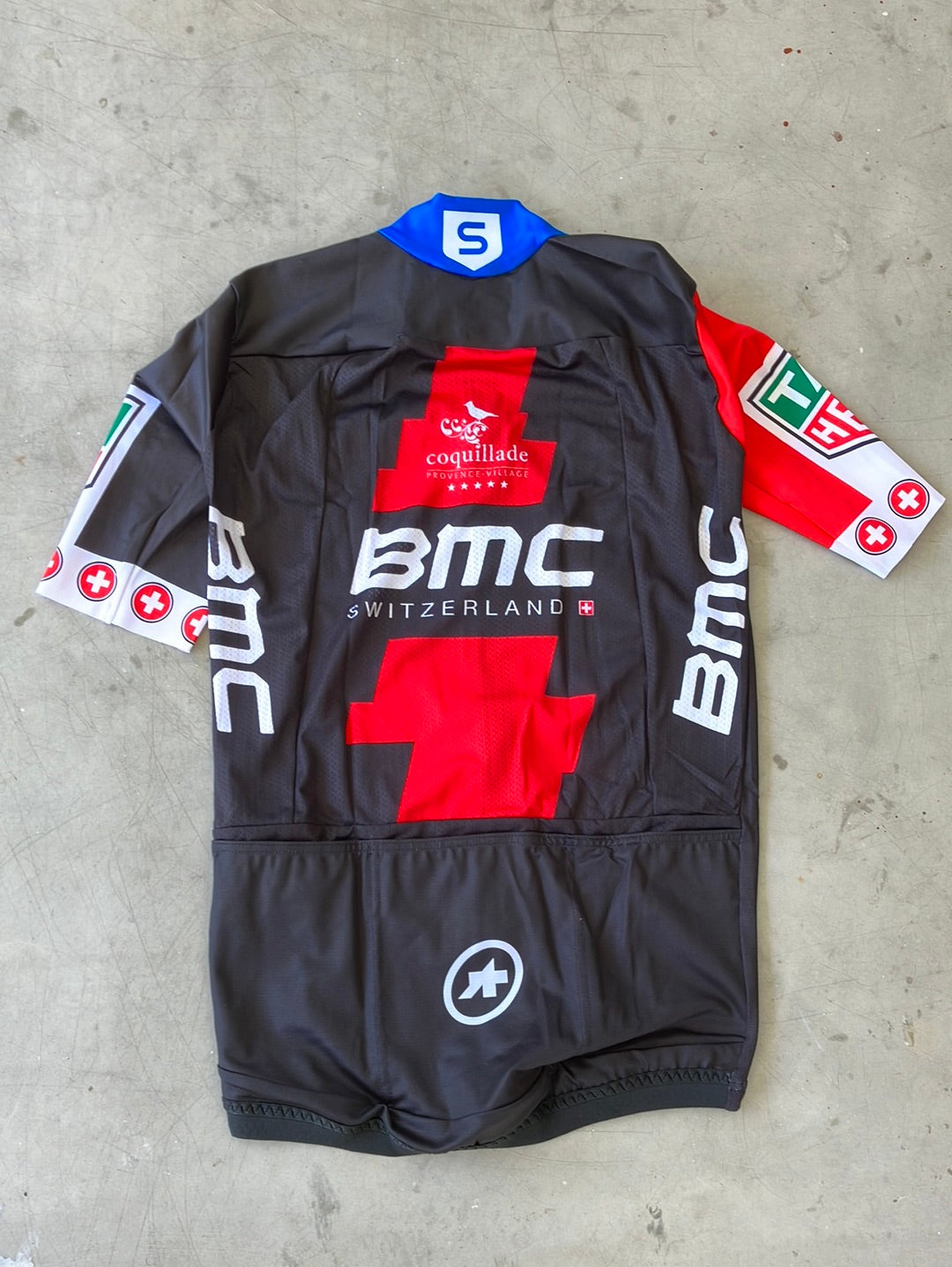 Aero Jersey Short Sleeve Swiss Champion | Assos | BMC Tag Heuer | Pro Cycling Kit