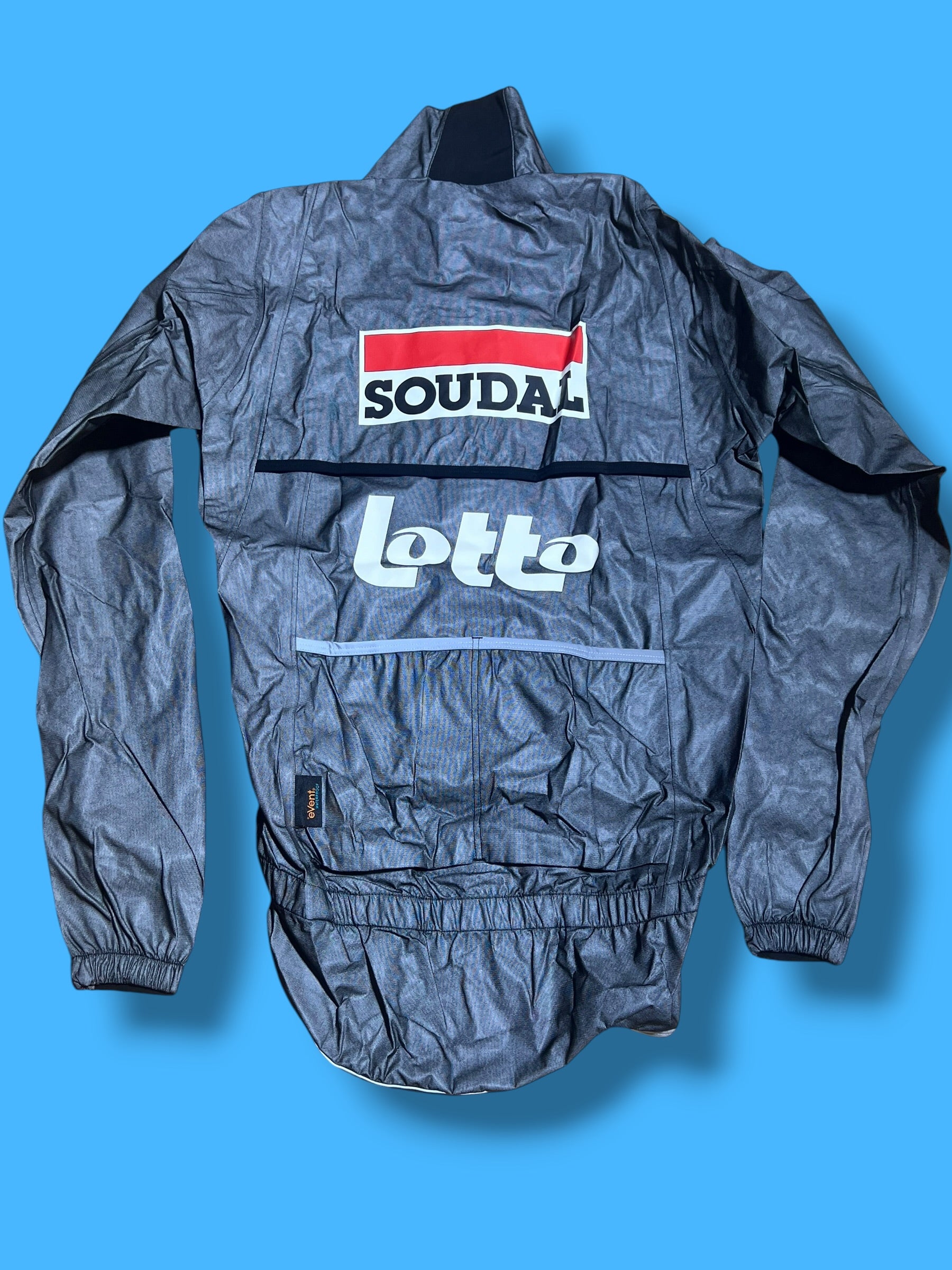 High Vizability Caleb Ewan Rain Jacket Waterproof |Lotto Soudal |Vermarc  Pro Cycling Kit