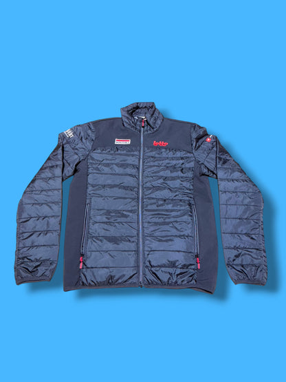 Puffer Jacket Rider Issued|Lotto Soudal |Vermarc Pro Cycling Kit