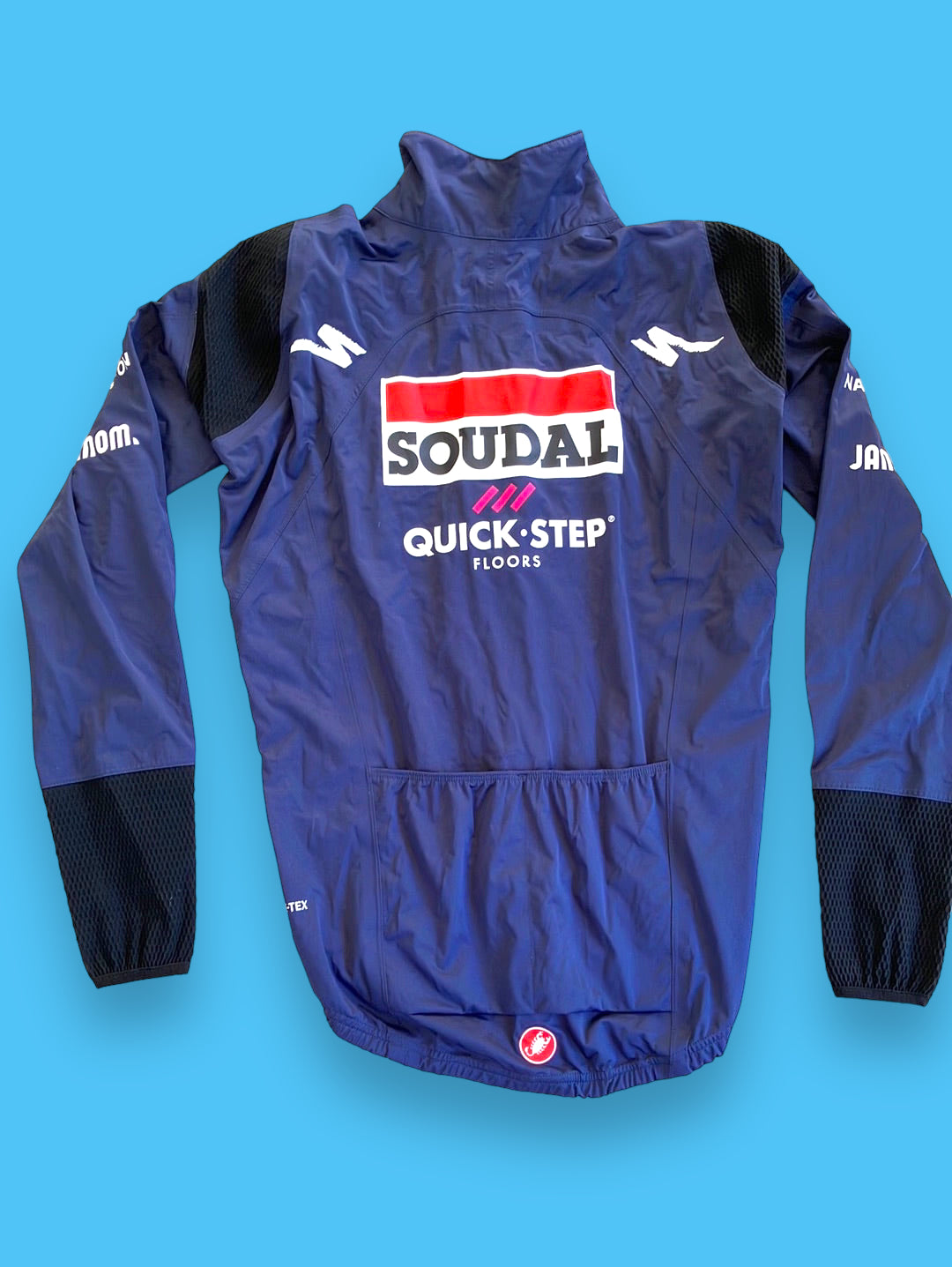 Castelli Rain Jacket Gavia Soudal / Deceuninck Quick-Step | Blue