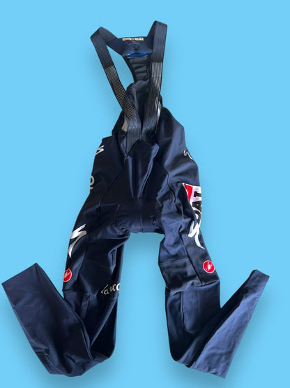 Waterproof Padded Bib Tights | Castelli | Soudal Quick-Step | Pro Team Cycling Kit
