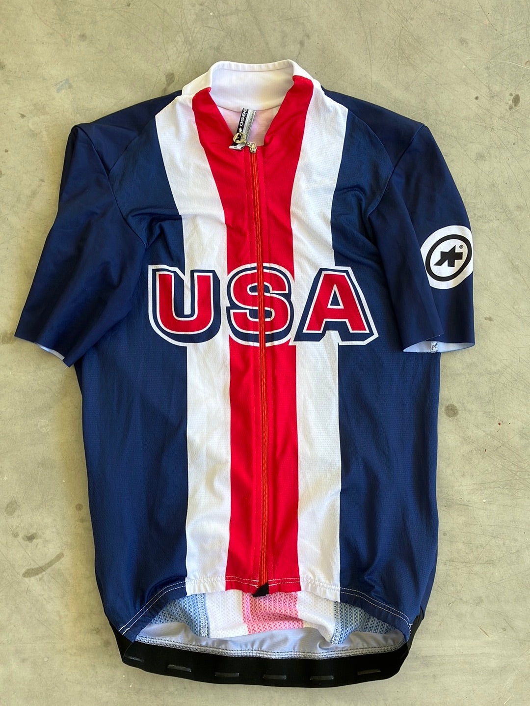 Short Sleeve Jersey | Assos | USA Men National Team | Pro-Issued Cycling Kit