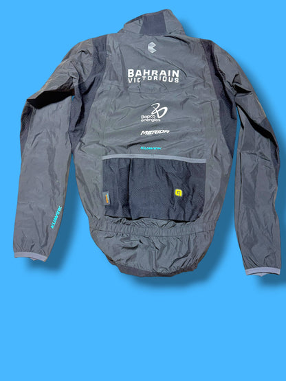 Prototype Super Heavy Duty Rain Jacket | Bahrain Victorious | Alé Pro Cycling Kit