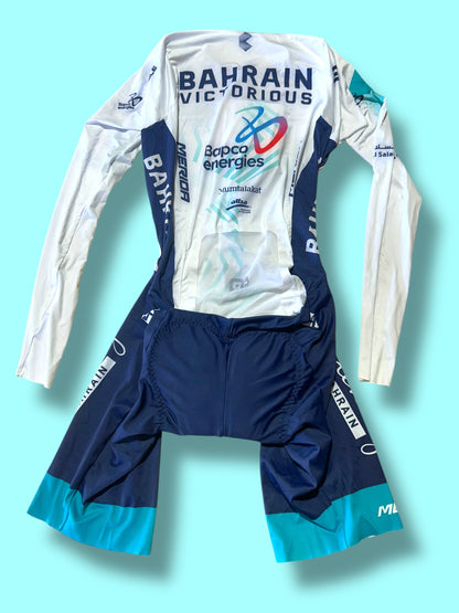 TT Suit Time Trial Triathlon Road Racing  Aerosuit| Ale |Bahrain Victorious| Pro Cycling Kit