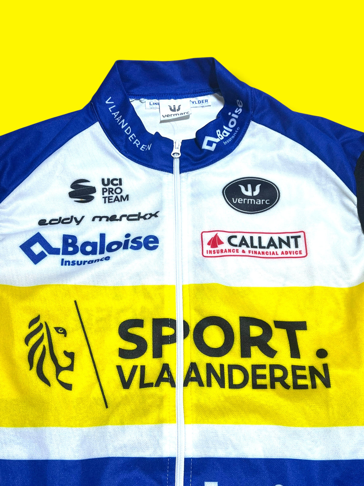 Packable Wind Rain Vest Gilet|Flanders Baloise|Vermarc Pro Cycling Kit