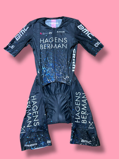 Race Suit Aerosuit Sprintsuit Pockets Rider Issued |Hagens Bermans Ale| Pro Cycling Kit