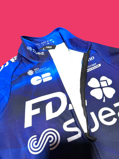 Thermal Long Sleeve Jersey Winter  Hyder Womens|FDJ Suez |Gobik Pro Cycling Kit