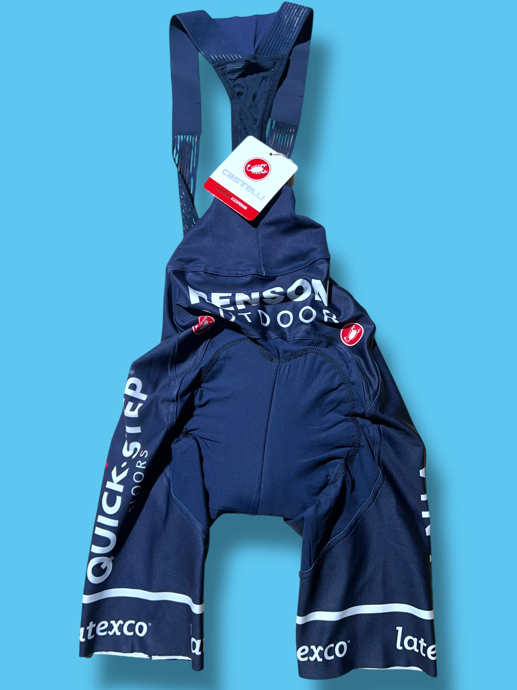 Aero RC Bib Shorts Bibs Tour de France White Jersey  | Castelli |  Soudal Quick-Step| Pro Cycling Kit