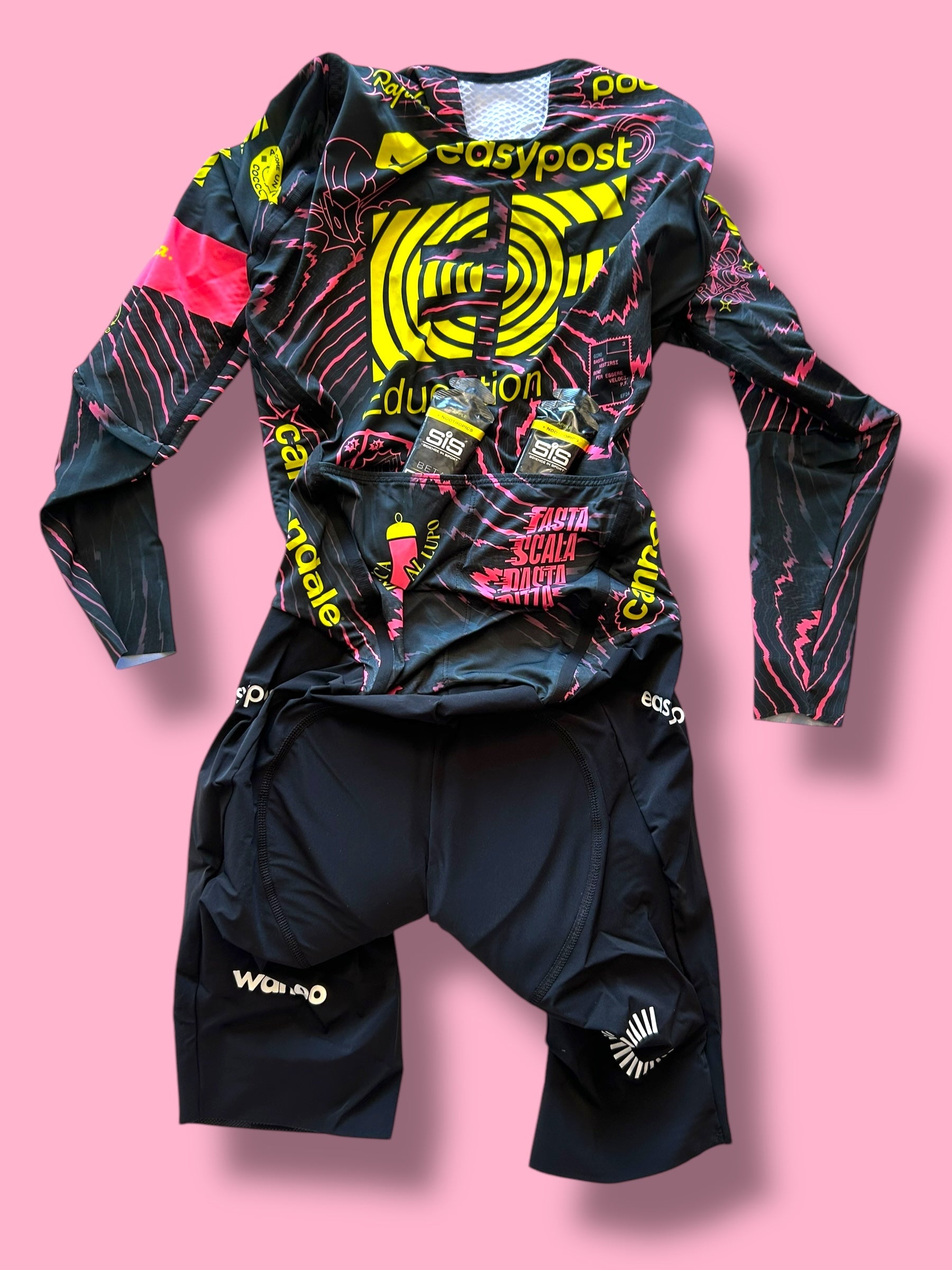 Aerosuit Breakaway Suit - Giro D'Italia Switchout - Road Racing  Mens  | Rapha Pro Team |  EF Education First  | Pro Cycling Kit