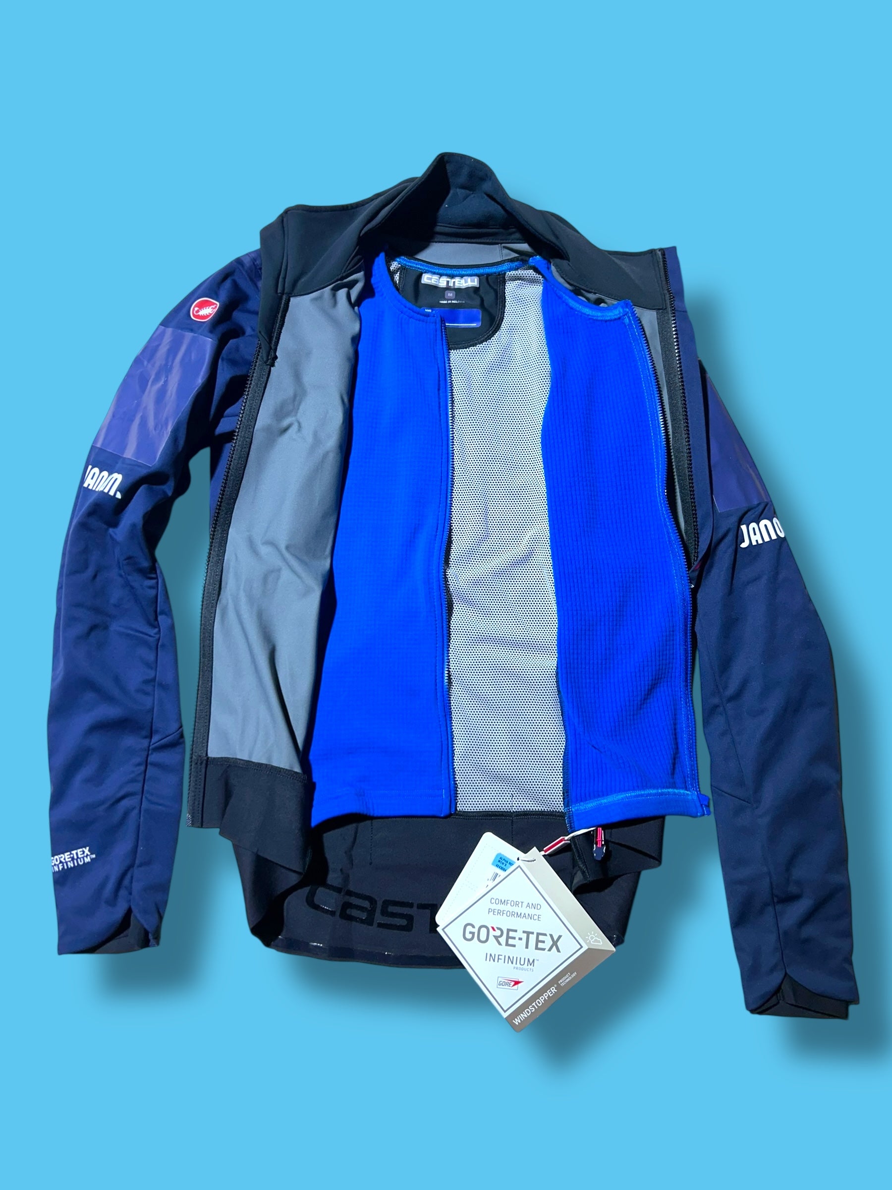 Alpha RoS Jacket Winter Thermal Winter Rain | Castelli |  Soudal Quick-Step| Pro Cycling Kit