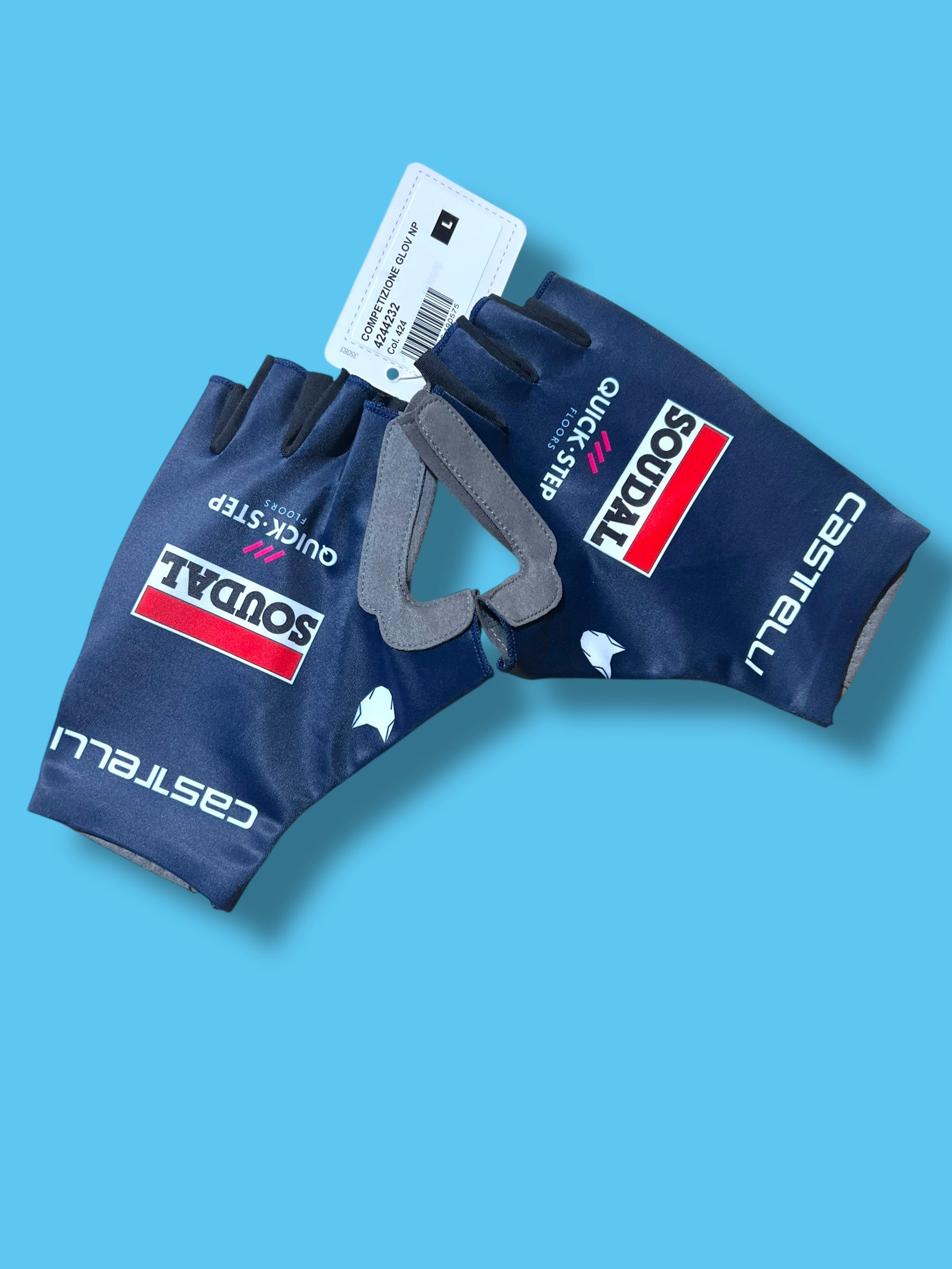 Competitzione Gloves Unpadded Race Mitts Padded   | Castelli |  Soudal Quick-Step| Pro Cycling Kit