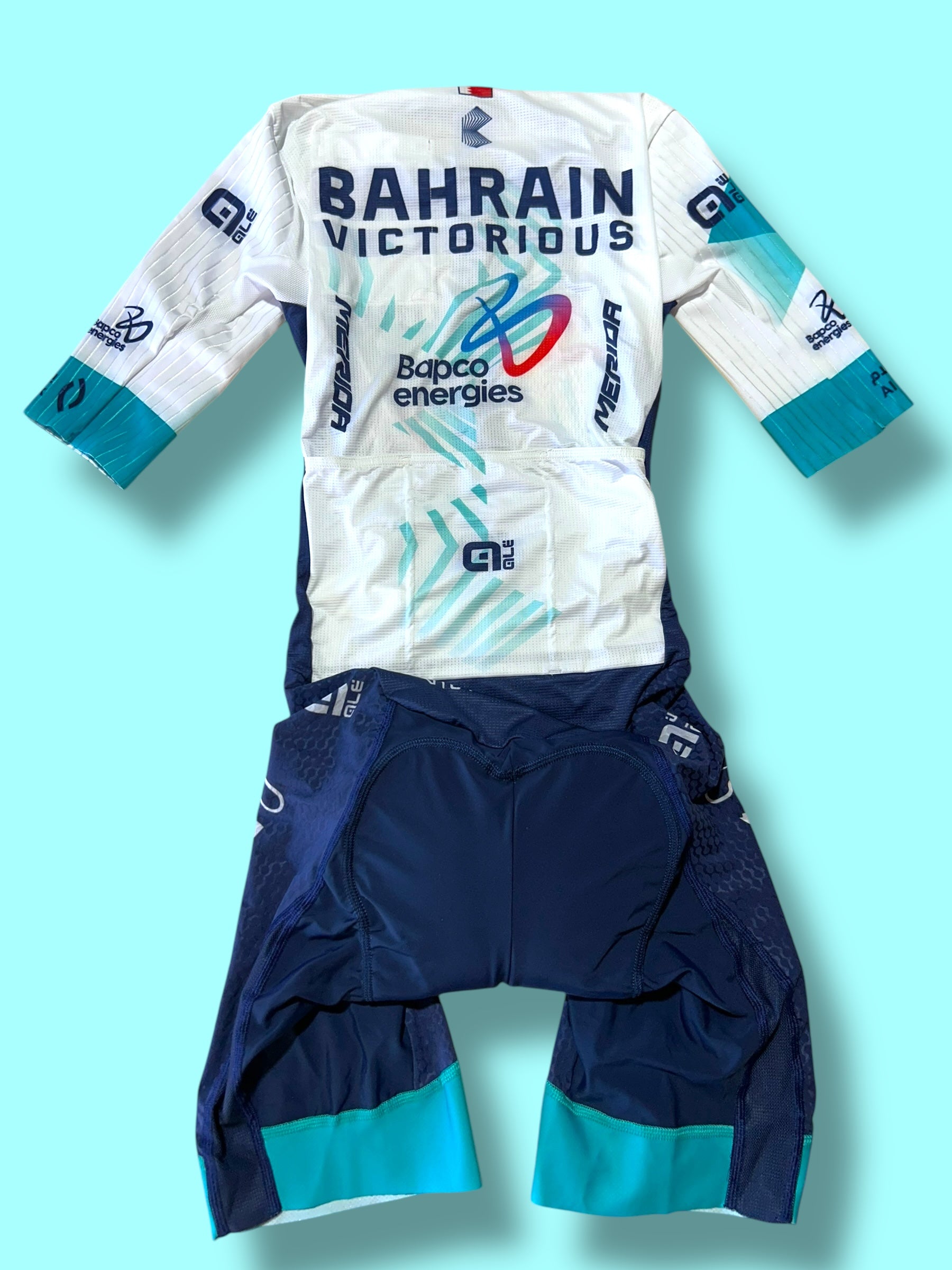 Aerosuit Summer Mesh Road Racing Triathlon Roadsuit| Ale |Bahrain Victorious| Pro Cycling Kit