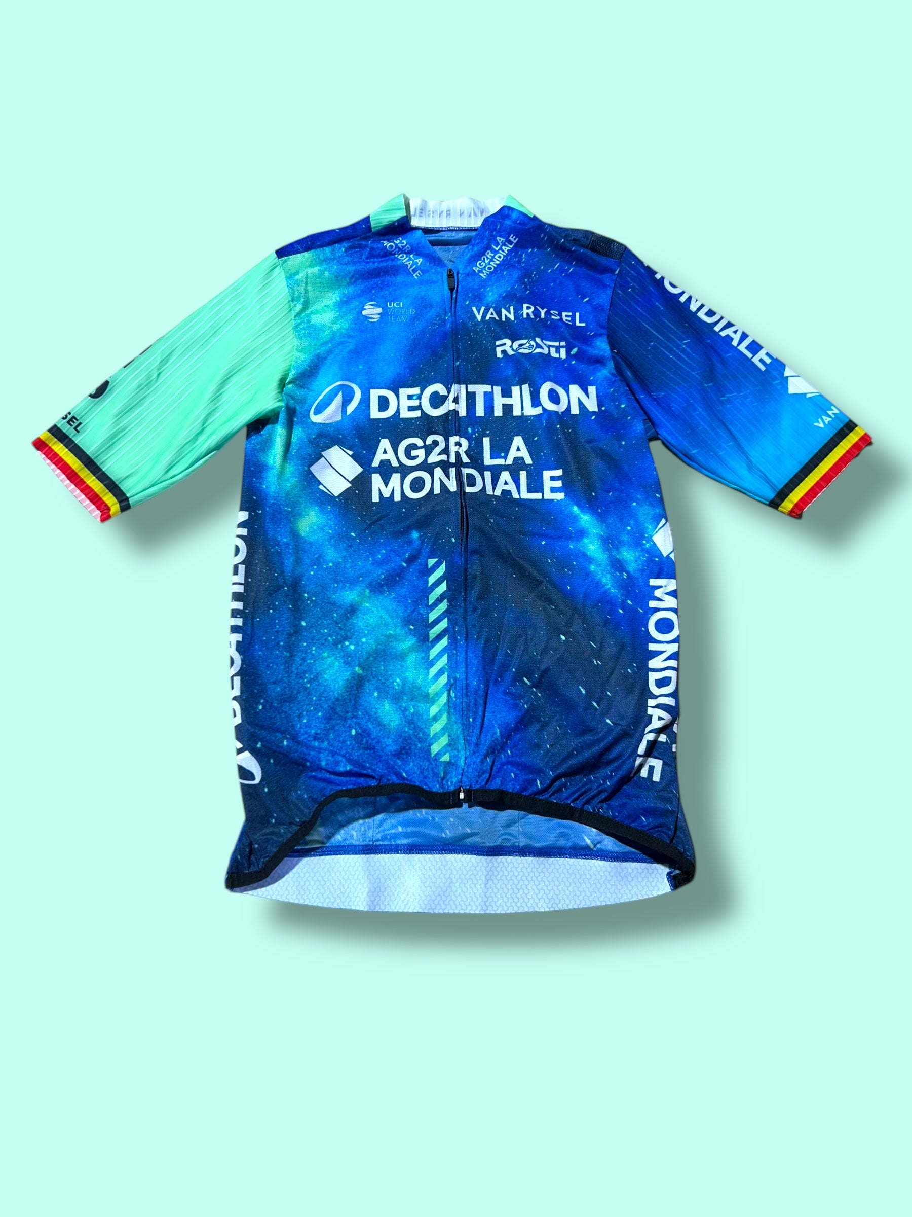 Aero Jersey OLIVER NAESEN Short Sleeve Racing Maillot   | Decathlon AG2R La Mondiale  | Rosti | Pro Cycling Kit