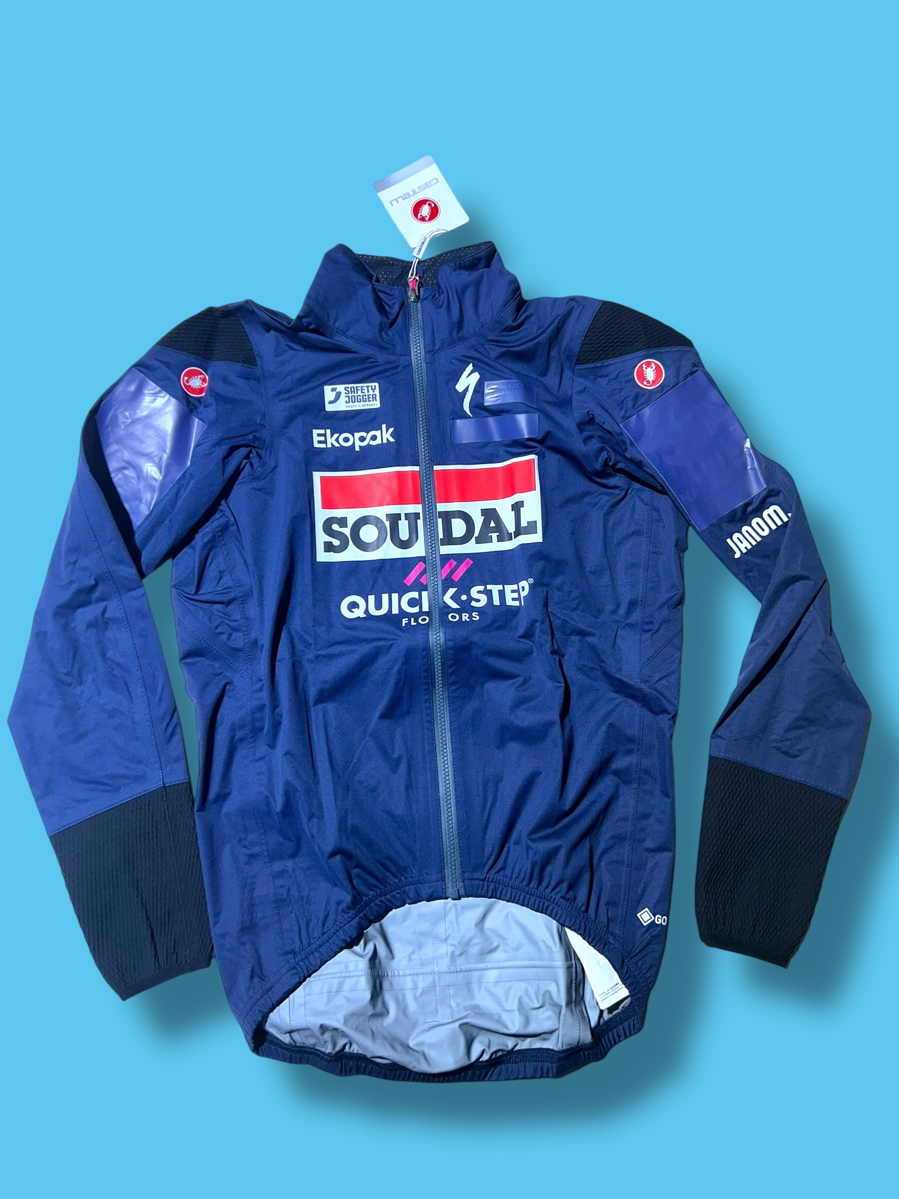 Gavia Rain Jacket Rain  Winter Wet Cold   | Castelli |  Soudal Quick-Step| Pro Cycling Kit