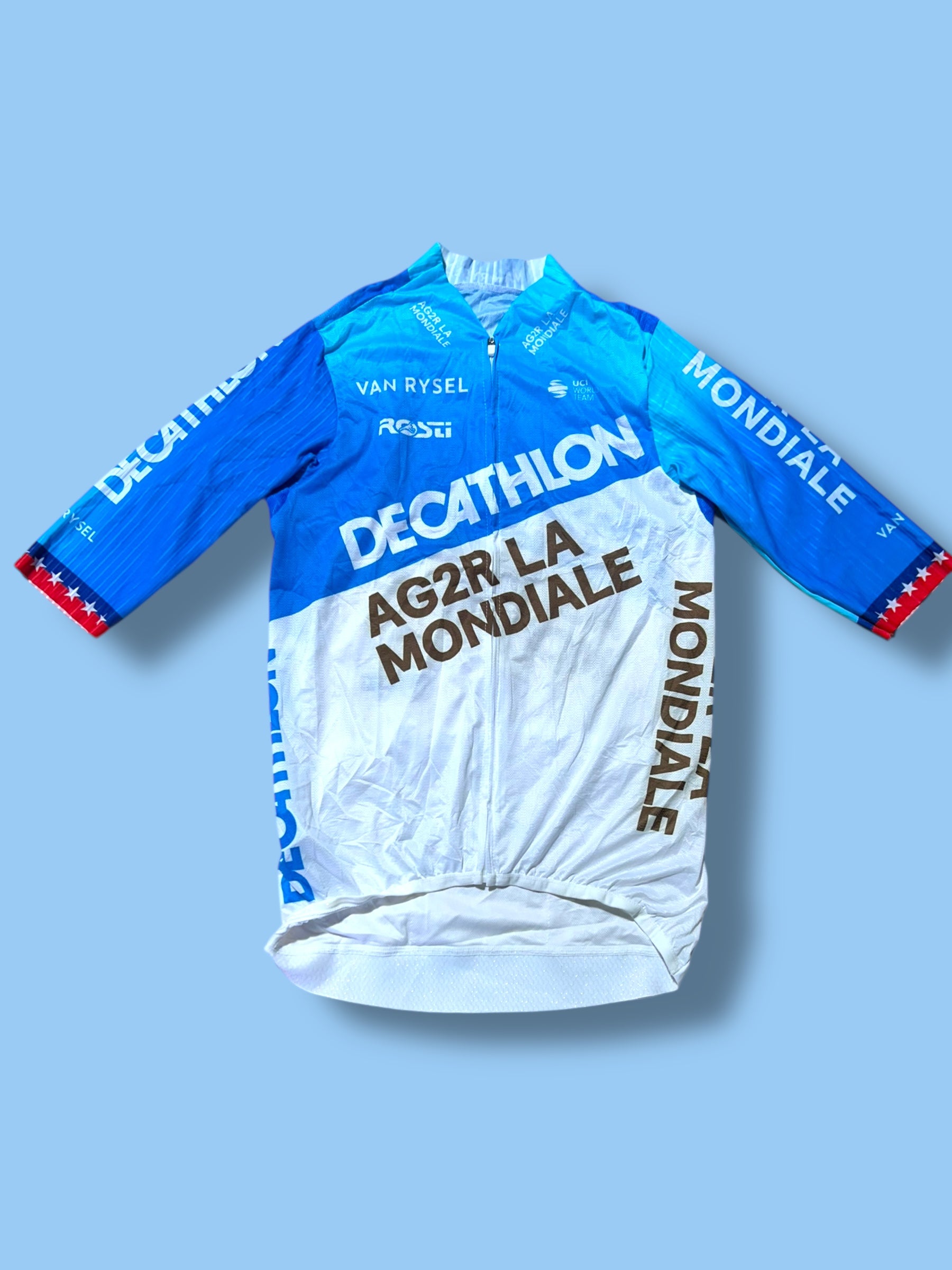 Aero Jersey WARBASSE USA Short Sleeve Racing Maillot   | Decathlon AG2R La Mondiale  | Rosti | Pro Cycling Kit