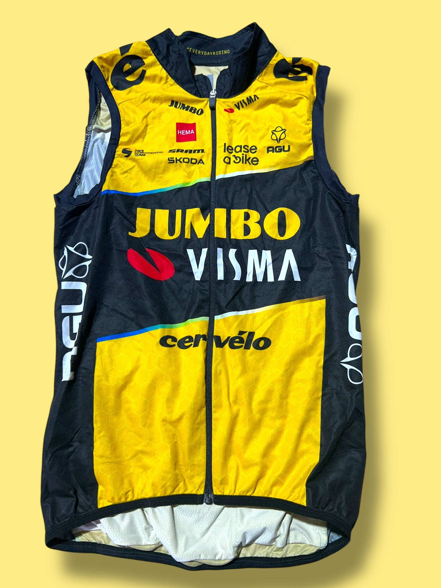 Vest Gilet  Jersey Summer Race -  Rider Issued | Jumbo Visma  | Agu | Pro Cycling Kit
