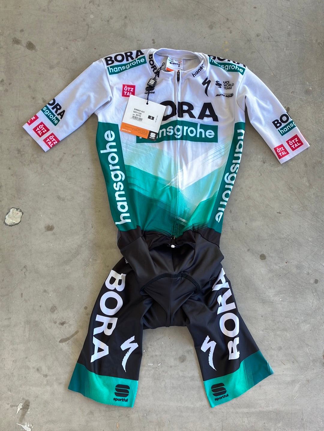 Aero Race Suit Short Sleeve With Pockets | Sportful | Bora Hansgrohe | Pro-Issued Cycling Kit