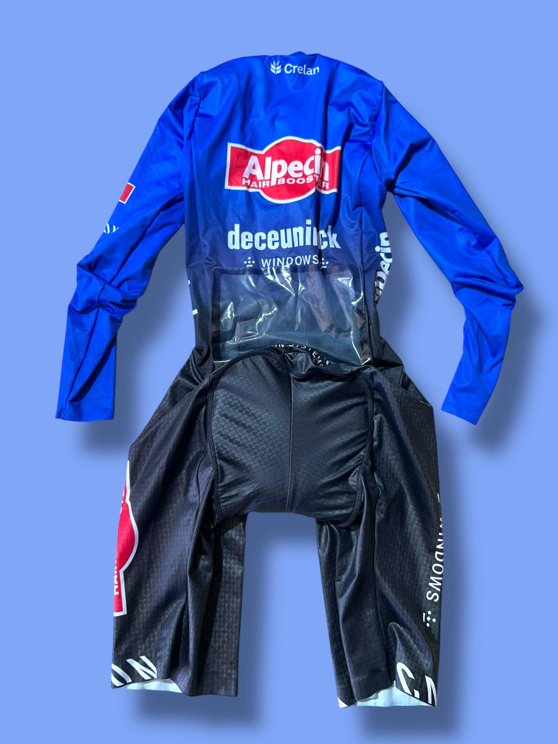 TT Time Trial Suit  Racesuit lightweight  Number  Pockets | Alpecin Deceuninck Kalas| Pro Cycling Kit