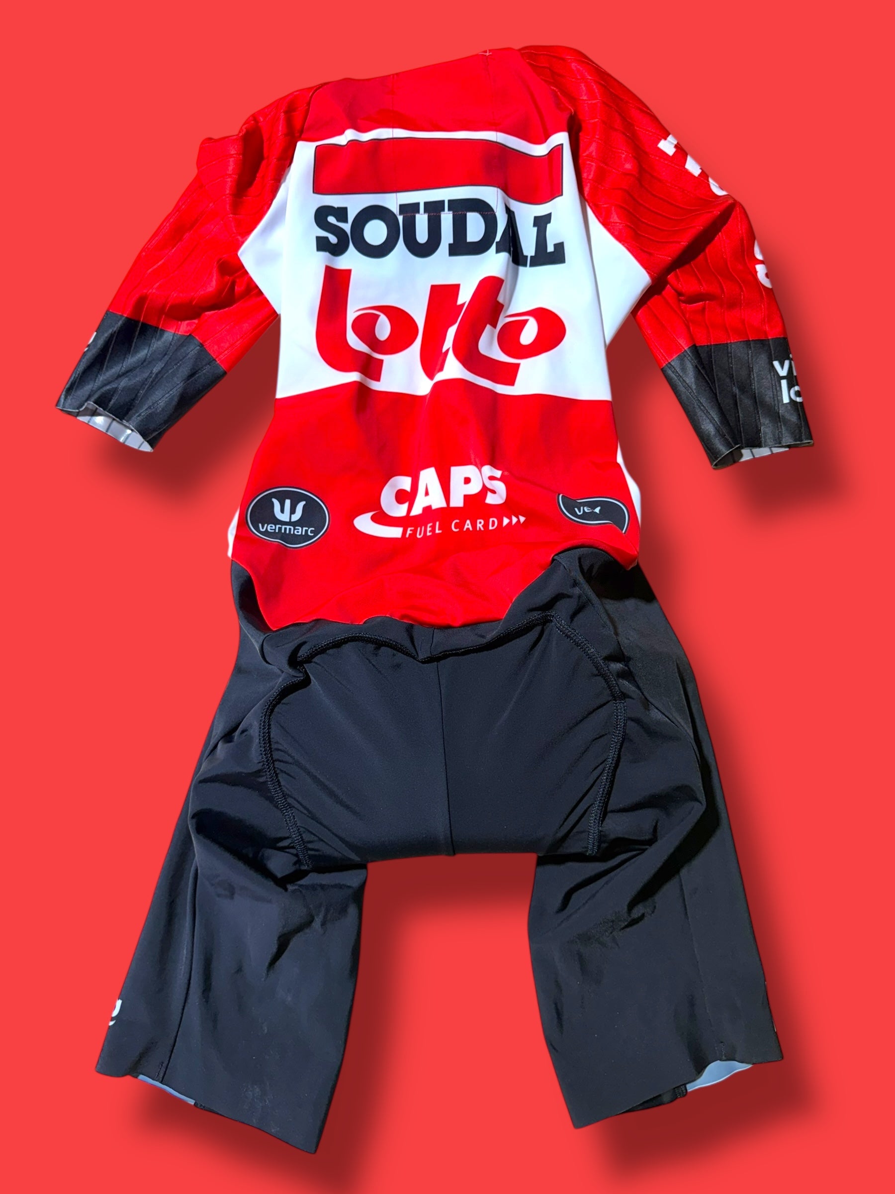 TT Suit Short Sleeve Time Trial Team Rider Issued |Lotto DSTNY Vermarc| Pro Cycling Kit