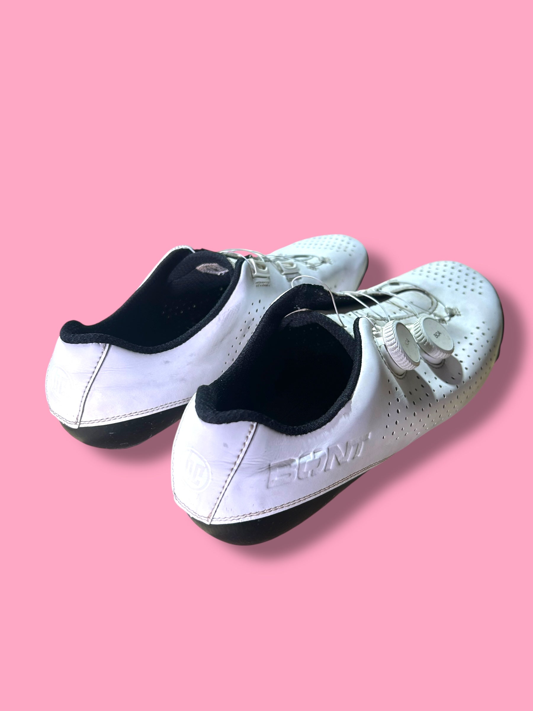 BONT Vaypor White Cycling Shoes | BONT |  EF Education First | Pro Cycling Kit